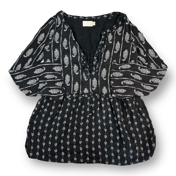 The Jetset Diaries Lace Up Mini Dress Size Large - Picture 2 of 9